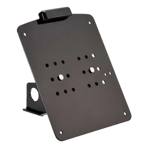 Rick's Motorcycles, soporte lateral para placa de matrícula. Negro