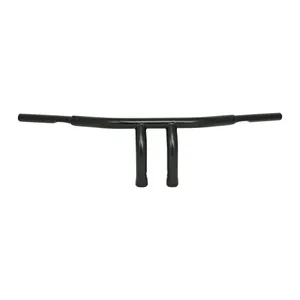 Barra de dirección Fat de 1-1/4", elevación de 6", negro