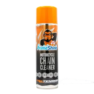 Botella de limpiador de cadena PrimeShine para mantenimiento de motocicletas