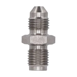 Adaptador de línea de freno Goodridge 3/8"-24 con abocardado invertido SS