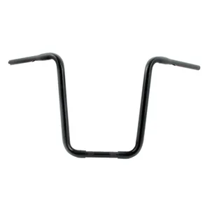 Apehanger de cuerpo estrecho de 1-1/4", 19" de elevación, negro