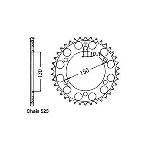 Corona trasera JT 300.48