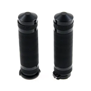 Cult-Werk, puños de manillar acanalados de 1" / 25,4 mm. Negro