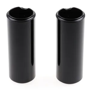 Cult-Werk, kit de cubiertas superiores de horquilla de 2 piezas, largo. Negro brillante