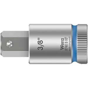 Bit hexagonal Wera Zyklop 3/8" con función de sujeción tallas US