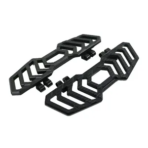 Kodlin, estribos 'Track'. Anodizado negro