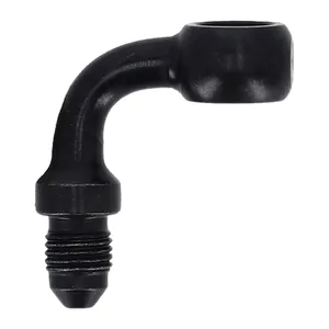 Racor banjo Goodridge negro 3/8", 90 grados, 10mm