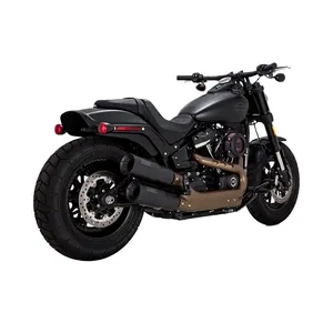 Silenciadores de salida Vance & Hines, Hi-Output. Negro