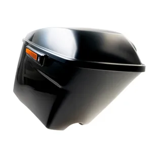 Cult-Werk, juego de alforjas extendidas. Negro brillante
