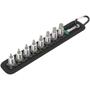 Funda de llaves Wera con casquillos hexagonales 1/4" - Métricas