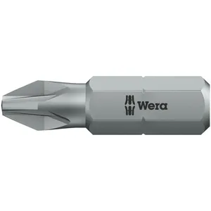 Puntera Wera de 1/4" para tornillos Pozidriv PZ1
