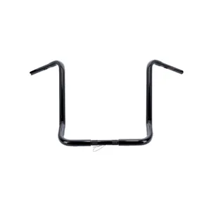 Manillar Dresser Apehanger de 1-1/4", 19" de elevación, negro