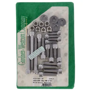 Kit de tornillos de soporte de motor, allen de acero inoxidable