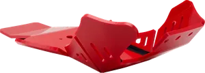 Placa protectora Xtrem - Protector de cárter XTR 8MM Beta 250-300XTRAINER rojo