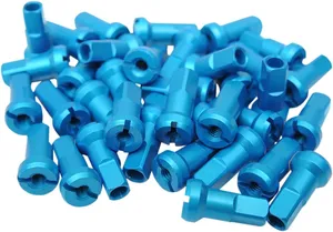 Niple de rayo MX1 de aluminio billet pulido