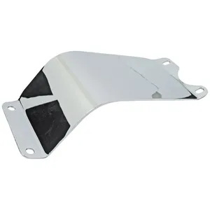 Placa de protección de motor Paughco. Acanalada. Cromo
