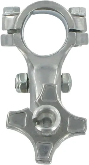 Soporte de Embrague Estilo OEM - palanca aluminio plateado