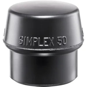 Inserto Halder para mazo Simplex 100mm goma - Medio duro