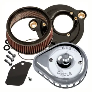 S&S, kit de filtro de aire Mini Teardrop Stealth. Cromado