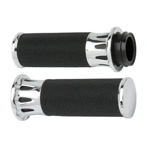 Arlen Ness, puños Fusion de aluminio mecanizado profundos cromados