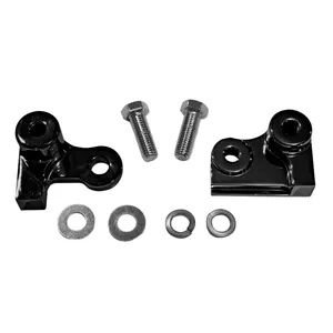 Kit de bajado trasero Burly. Negro