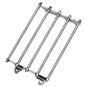Paughco, portaequipajes estilo antiguo. Cromado <span style="color: red;font-size: 0,5em">- PEDIDO ESPECIAL -</span>