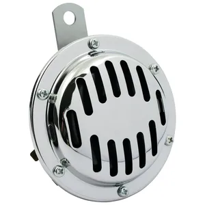 Bocina de disco personalizada. 101mm. tono alto. Cromada