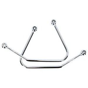 Highway Hawk, kit de soporte para alforjas. Cromado