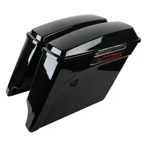 Juego de alforjas extendidas de 5". Negro