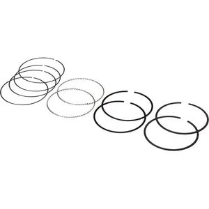 Juego de anillos de pistón Hastings 114" M8 cromados. STD