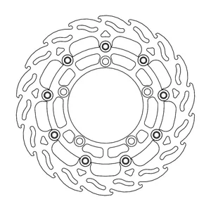 Rotor de freno flotante serie Flame de Moto-Master