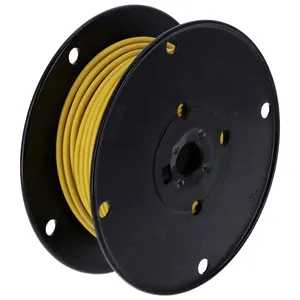 Cable en carrete, calibre 10. 30 m. Amarillo