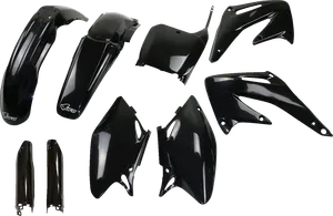 Kit completo de plásticos para carroçaria - Honda CRF450R preto