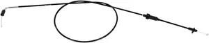 Cable de acelerador de vinilo negro