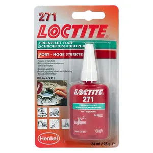 Loctite 271 rojo, fijador de roscas 24ml