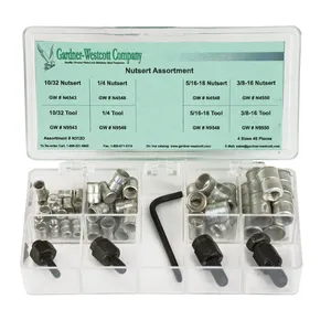 Kit completo de tuercas insertadas, roscas USA <span style="color: red;font-size: 0,5em">- PEDIDO ESPECIAL -</span>