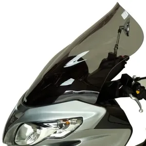 Parabrisas transparente curvado para motocicleta