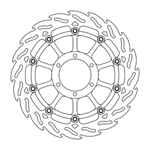 Rotor de freno flotante serie Moto-Master Flame