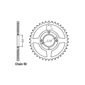 Piñón trasero JT 849.38