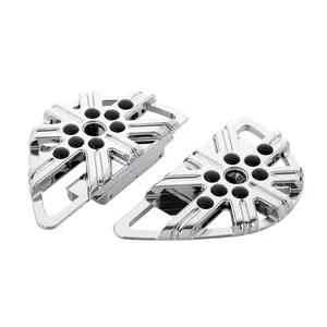 Arlen Ness, estribos mini conductor de 10 calibres. Cromado