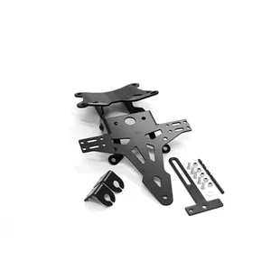 Soporte de matrícula Zieger X-Line negro