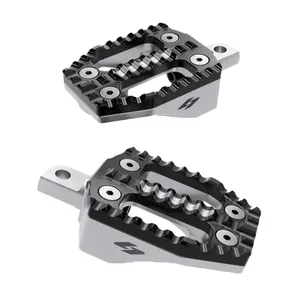 Kraus, estriberas EXO Base, placa de mordida anodizada. Mecanizado en bruto