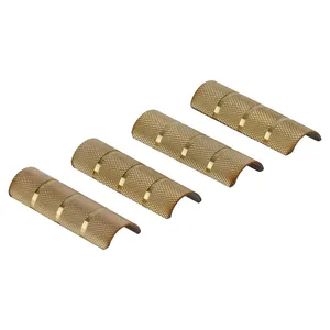 Paughco, juego de retenedores de tapa de varilla de empuje 48-85. Estilo estriado
