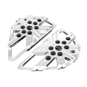 Arlen Ness, estribas de pasajero de 10 calibres. Cromado