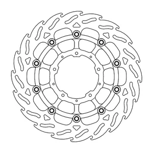 Rotor de freno flotante serie Flame de Moto-Master