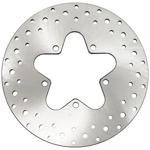 Disco de freno perforado trasero, 11.5". Acero inoxidable