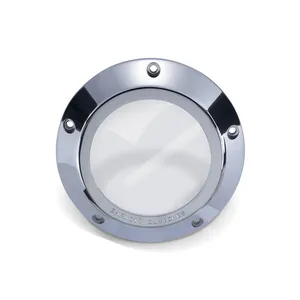 Barnett, tapa derby transparente. Cromo