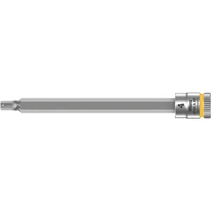 Punta de vaso hexagonal Wera Zyklop 1/4" con función de sujeción - Métrica