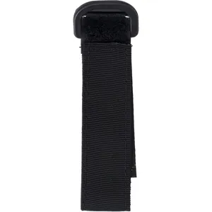 Correa de montaje con gancho y bucle Longride de 30 mm. Negra <span style="color: red;font-size: 0,5em">- PEDIDO ESPECIAL -</span>