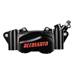 Accossato, pinza de freno radial PZ011 de 100mm. Derecha. Negro
